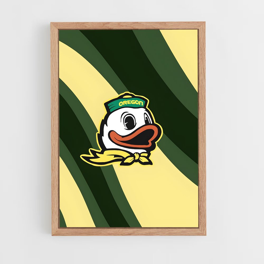 Poster Oregon ducks – affiche Basketball (vue 4)
